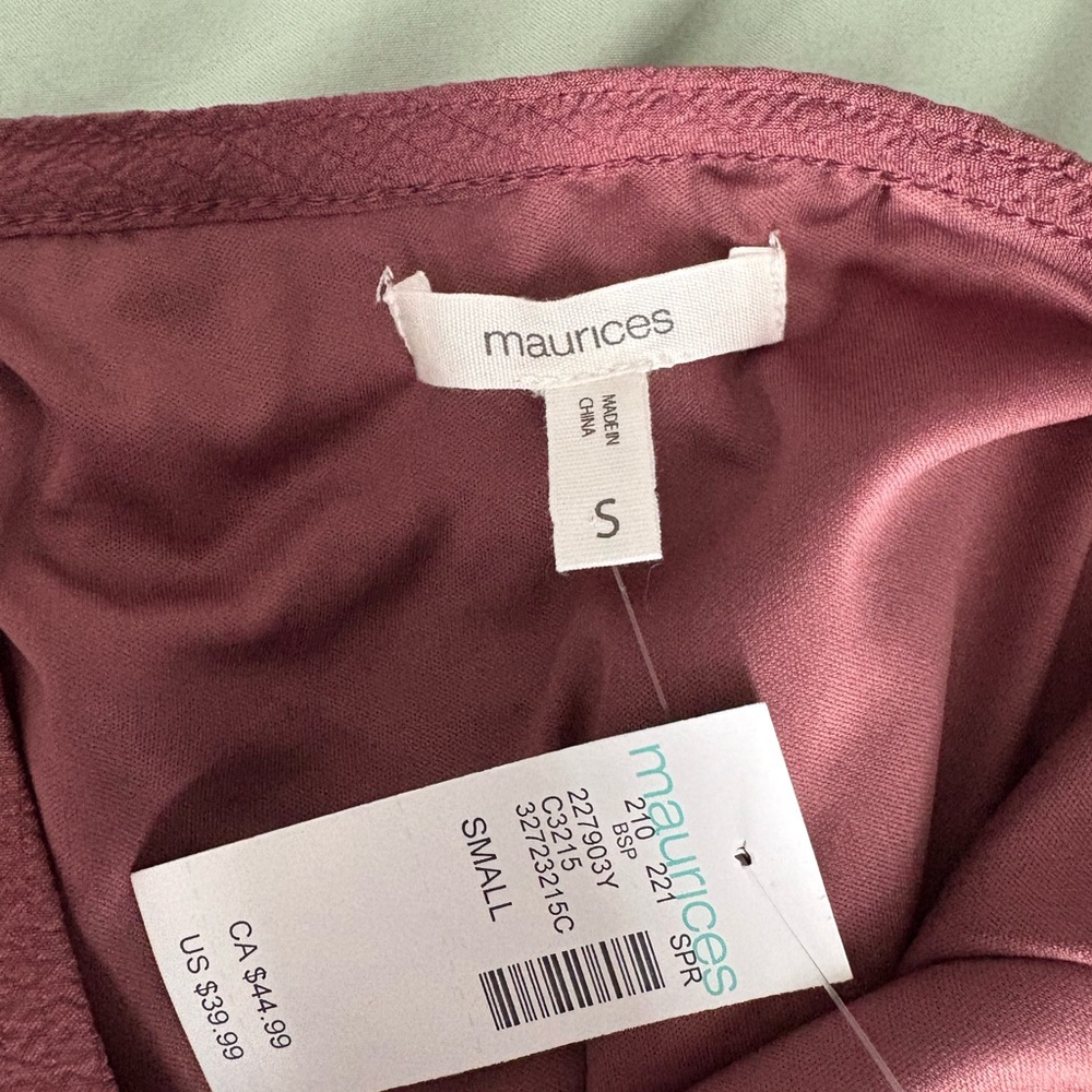 Maurices Mauve dress